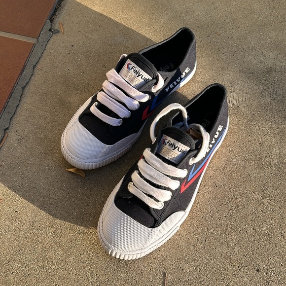 Feiyue 1920s Navy Canvas Sneakers – 7W / EUR 38 Heritage Style - Picture 11 of 13